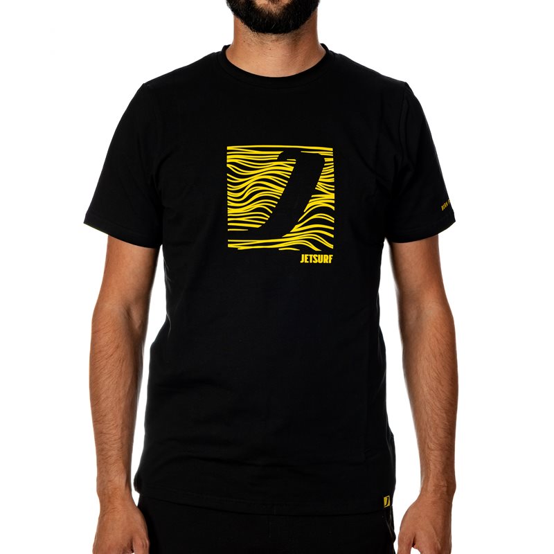 T-SHIRT SYMBOL BLACK/YELLOW