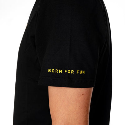 T-SHIRT SYMBOL BLACK/YELLOW