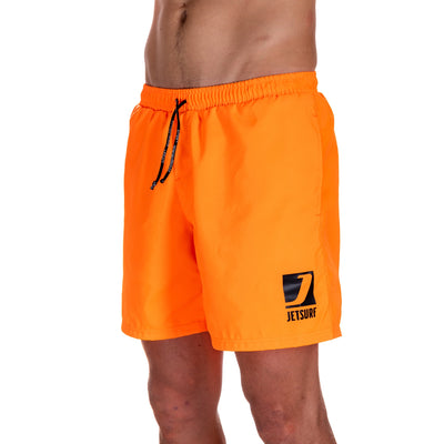 Swimshort fluo orange/black