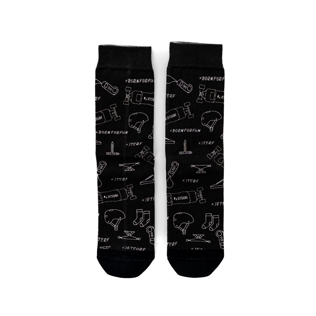 Socks Skate Black